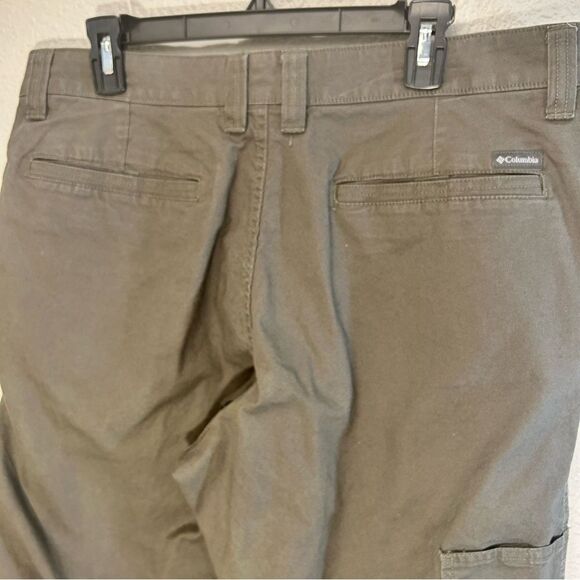 Columbia Sportswear Company Men’s 36x32 Straight Leg Green/Gray Work Cargo Pants - Picture 11 of 15